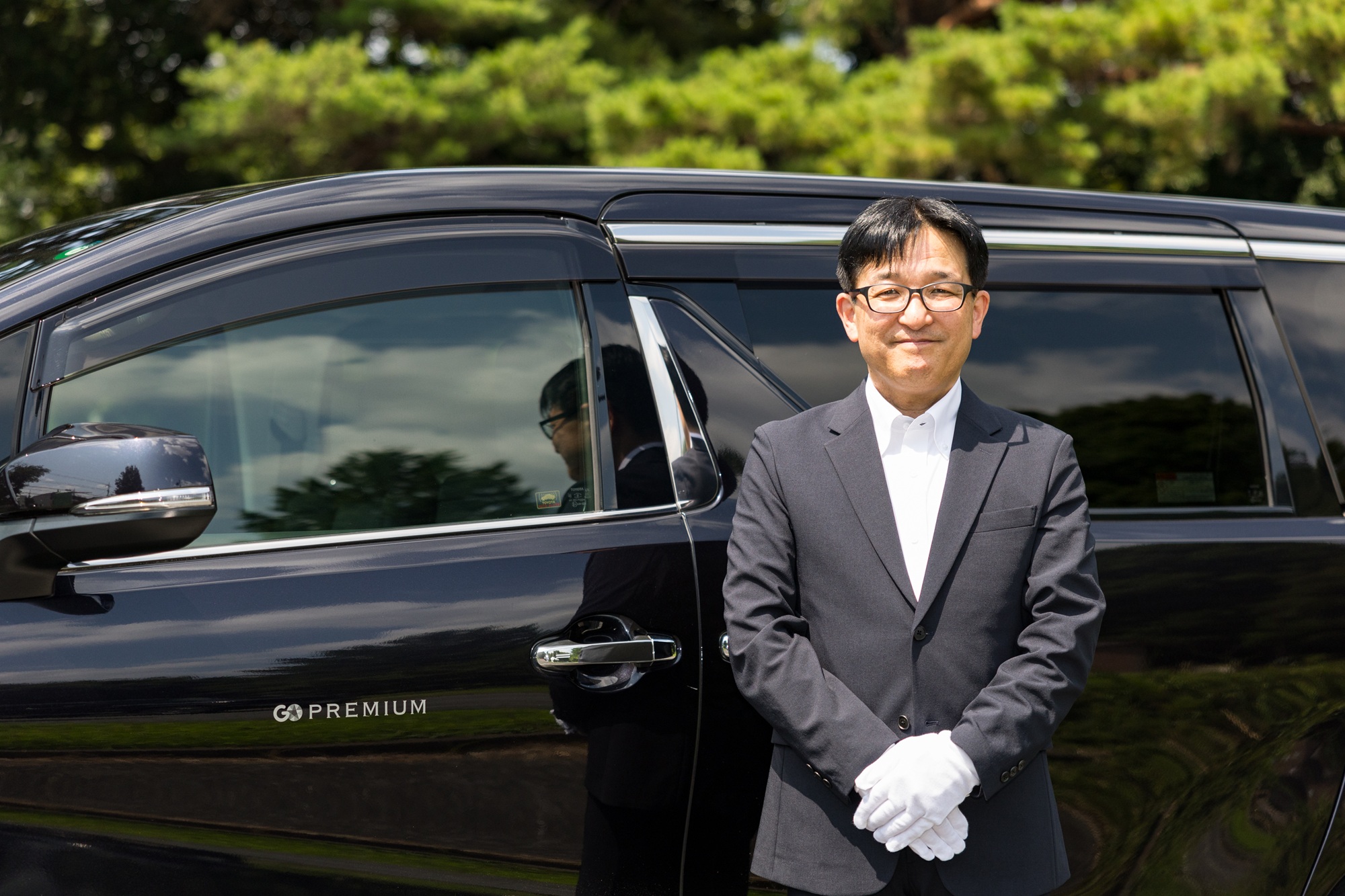 親切タクシーで働くプロドライバー